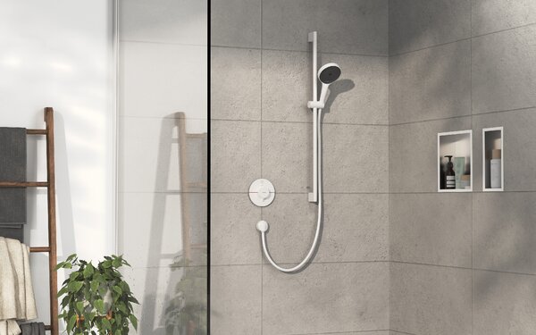 Hansgrohe ShowerSelect Comfort S baterie de duș ascuns cu termostat alb 15553700