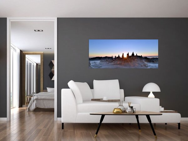 Tablou cu scenerie de nisip (120x50 cm)