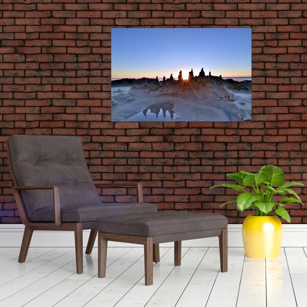 Tablou cu scenerie de nisip (90x60 cm)
