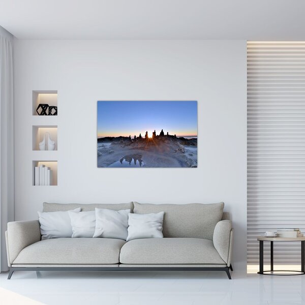 Tablou cu scenerie de nisip (90x60 cm)