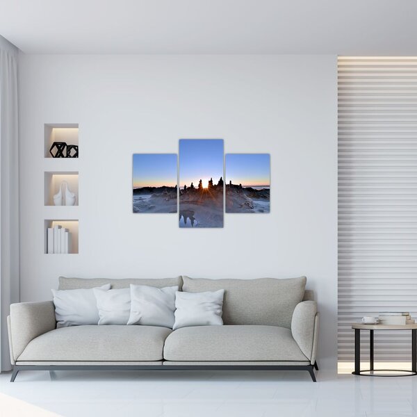 Tablou cu scenerie de nisip (90x60 cm)