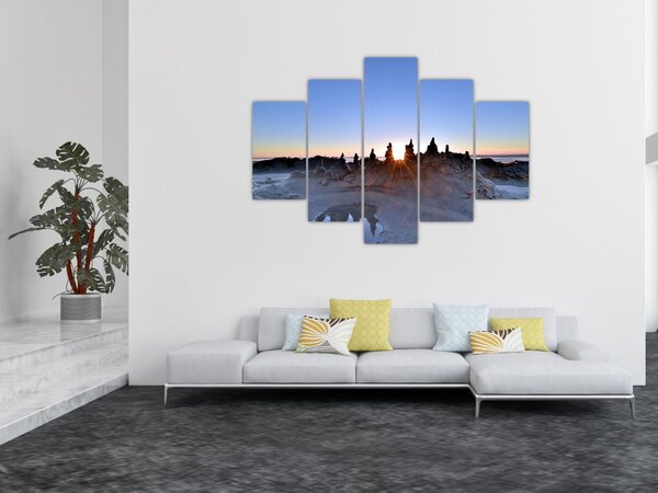 Tablou cu scenerie de nisip (150x105 cm)