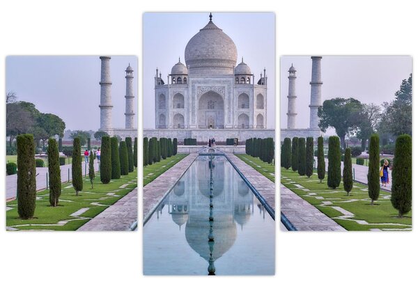 Tablou - Taj Mahal în răsăsrit de soare (90x60 cm)