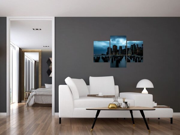 Tablou - Privire spre Zgârâie nori din New York (90x60 cm)