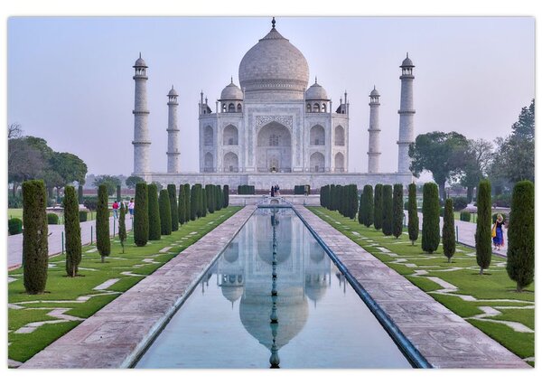 Tablou - Taj Mahal în răsăsrit de soare (90x60 cm)