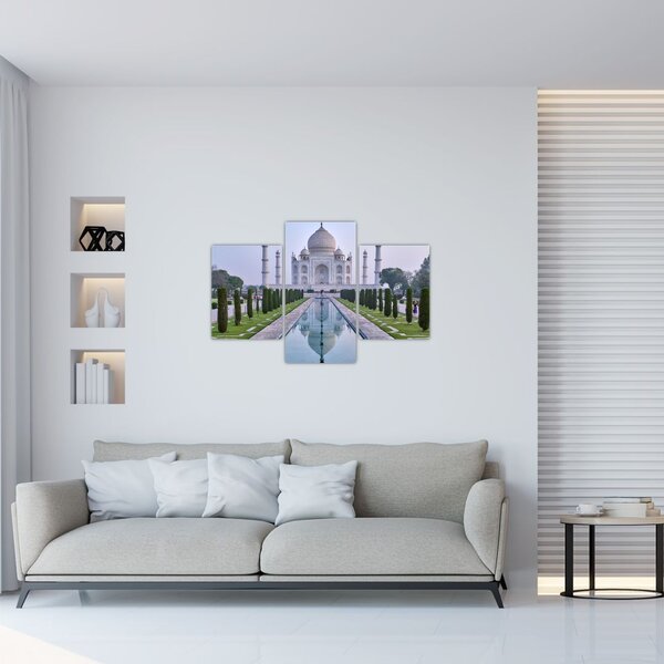 Tablou - Taj Mahal în răsăsrit de soare (90x60 cm)