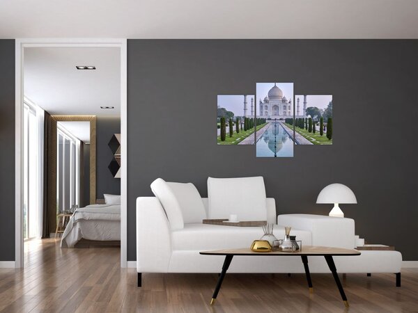 Tablou - Taj Mahal în răsăsrit de soare (90x60 cm)