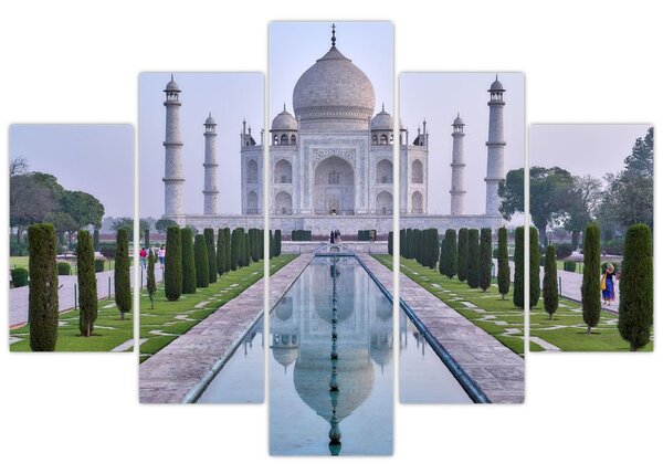 Tablou - Taj Mahal în răsăsrit de soare (150x105 cm)