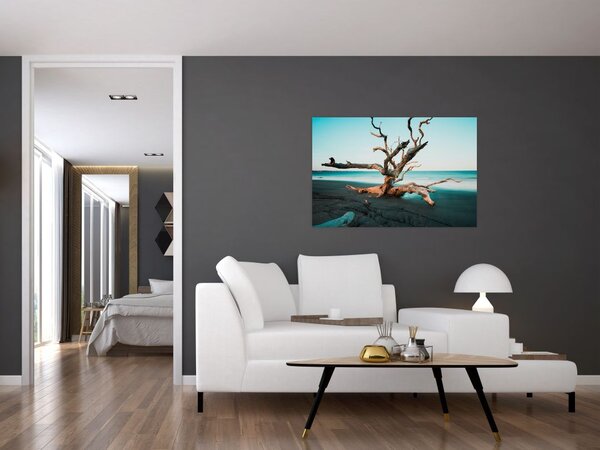 Tablou - Debarcare pe plaja (90x60 cm)