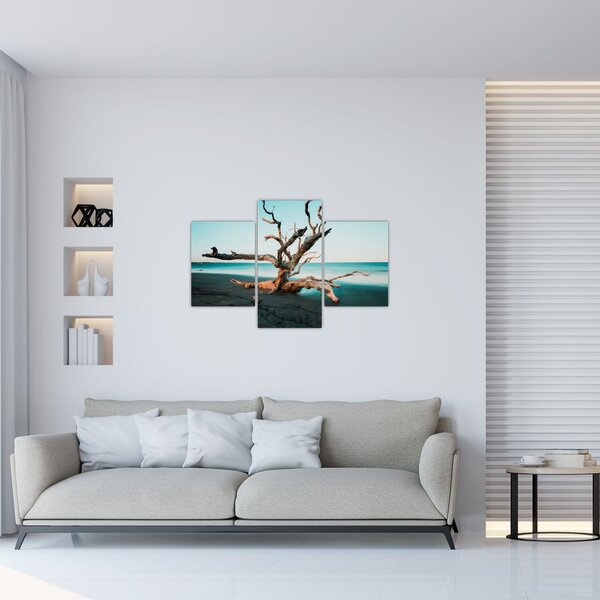 Tablou - Debarcare pe plaja (90x60 cm)
