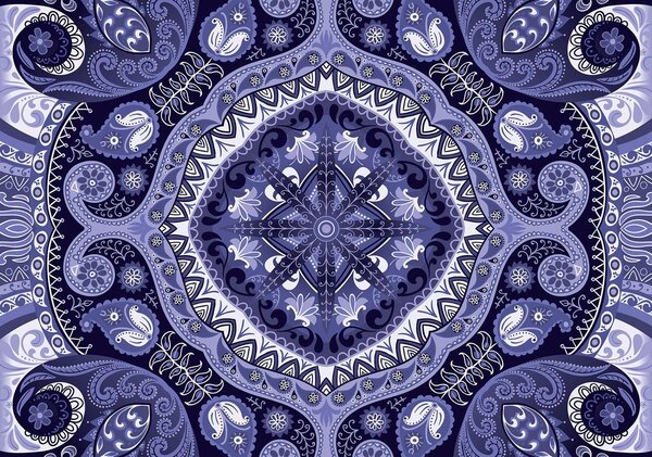 Fototapet - Mozaic violet (254x184 cm)
