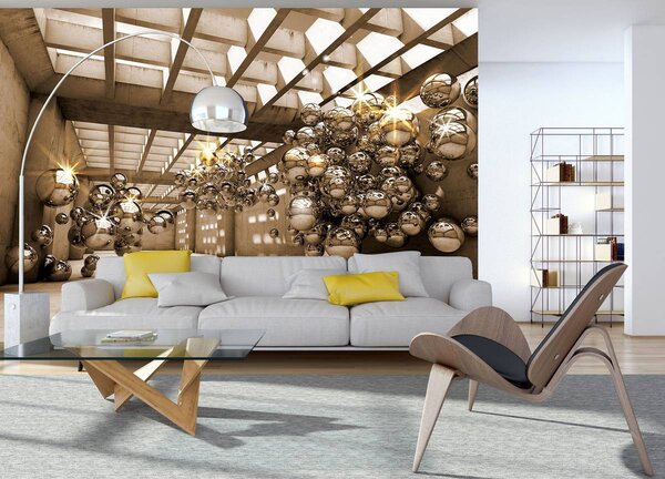 Fototapet - Modernă - 3D arhitectură (152,5x104 cm)
