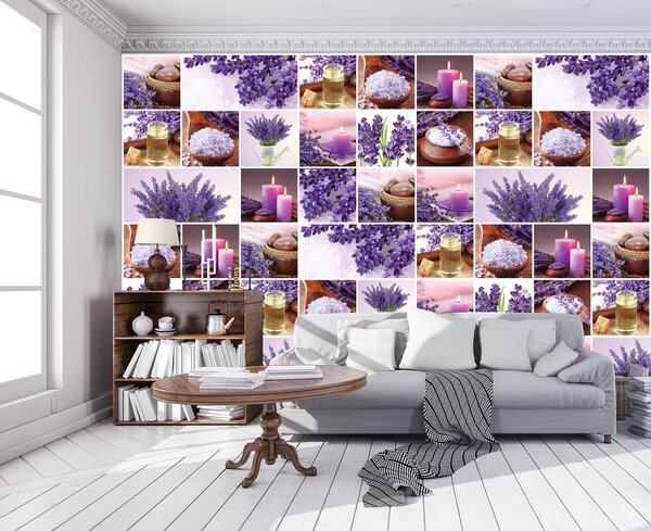 Fototapet - Lavanda - colaj (152,5x104 cm)