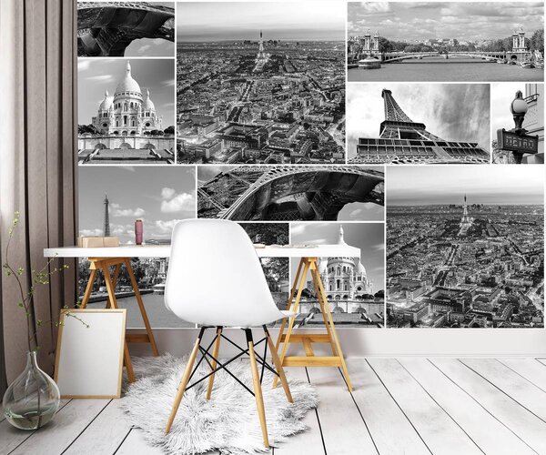 Fototapet - Monumentele Parisului (152,5x104 cm)