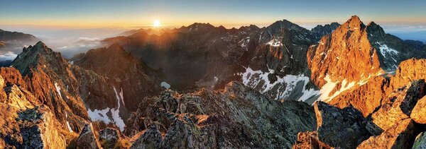 Fototapet - Rysy- Munții Tatra din Slovacia (152,5x104 cm)