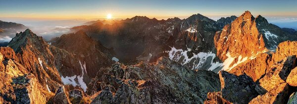 Fototapet - Rysy- Munții Tatra din Slovacia (152,5x104 cm)