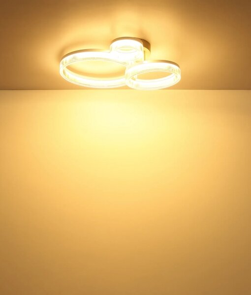 Globo 48046D4 - Plafonieră LED ZARA/24W/230V 3000K 40,5x51 cm