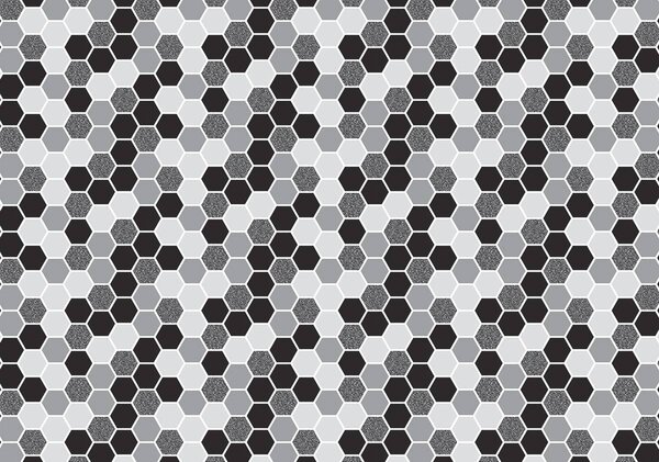 Fototapet - Hexagon mozaic (254x184 cm)