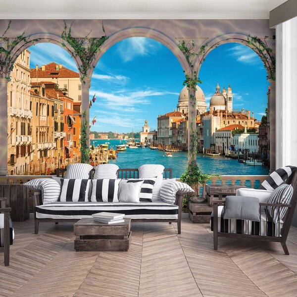 Fototapet - Canalul Grande din Veneția (152,5x104 cm)