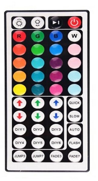 Set 4 benzi LED iluminare TV, iluminare RGB, telecomanda, 50 x 1 x 0,2 cm, negru