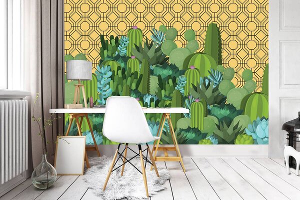 Fototapet - Insula cactușilor (152,5x104 cm)