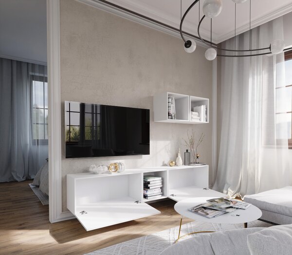 Mobilier living Berny 22 (alb + alb lucios). 1036084