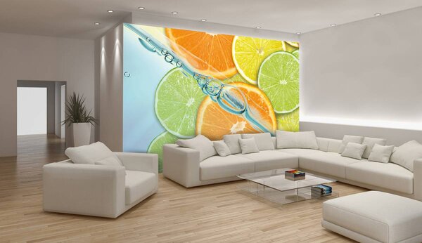 Fototapet - Bucătărie cu fructe (152,5x104 cm)
