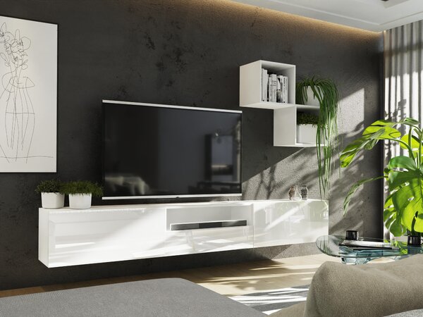 Mobilier living Berny 35 (alb + alb lucios). 1036094