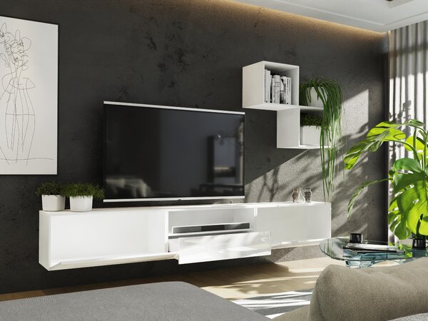 Mobilier living Berny 35 (alb + alb lucios). 1036094