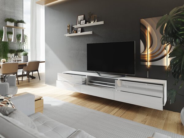 Mobilier living Berny 28 (alb + alb lucios). 1036090