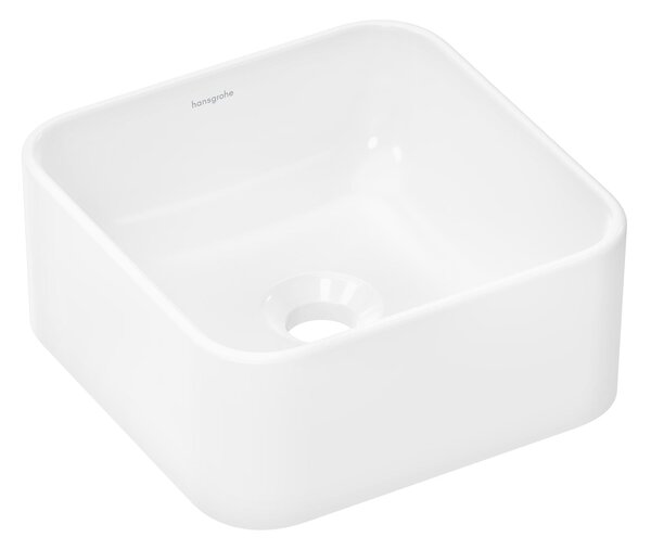 Hansgrohe Xuniva Q lavoar 30x30 cm pătrat de blat alb mat 61074450