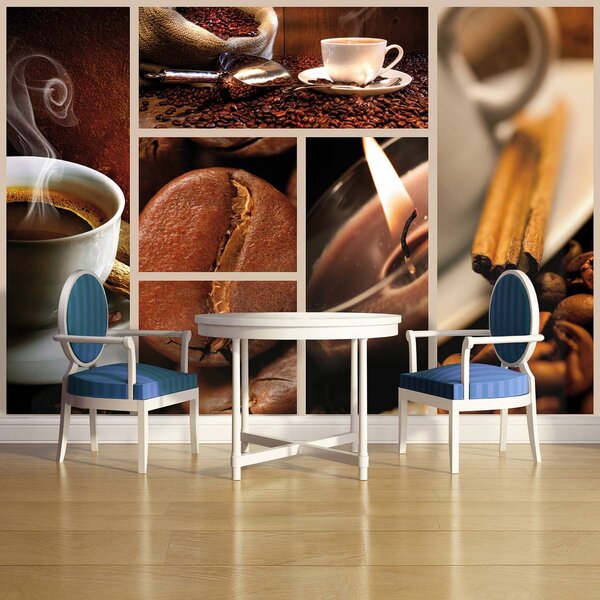 Fototapet - Boabe de cafea (254x184 cm)