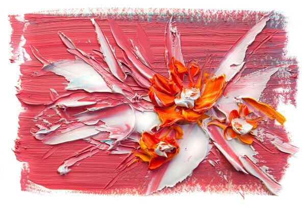Fototapet - Flori în ulei (152,5x104 cm)