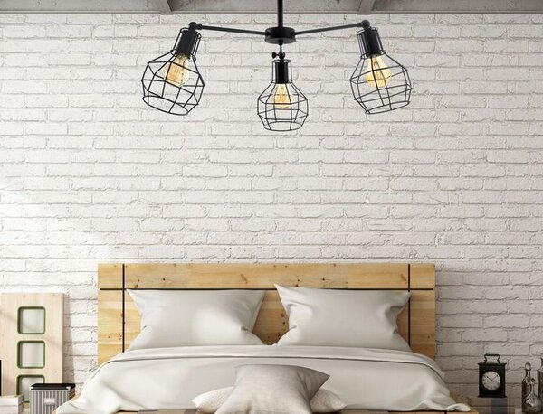 Lampă suspendată de tavan metalica Loft APP734-3C