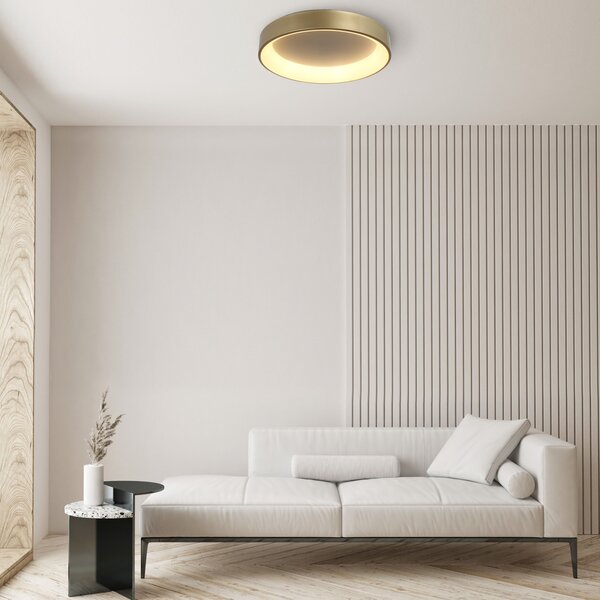 Light Prestige Georgia plafon 1x36 W auriu LP-049/1CGDCCT