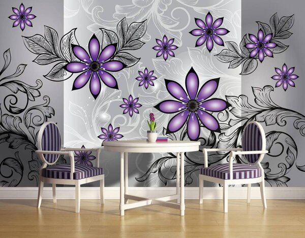 Fototapet - Flori (254x184 cm)