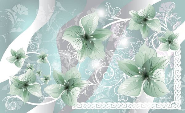 Fototapet - Flori (152,5x104 cm)