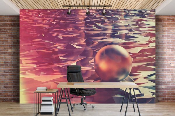 Fototapet - 3D bilă (254x184 cm)