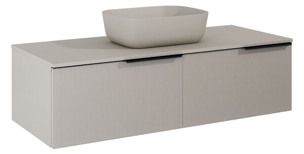Elita Soho Slim dulap 120x45.3x31.8 cm sub chiuveta pe perete bej RE081204047020