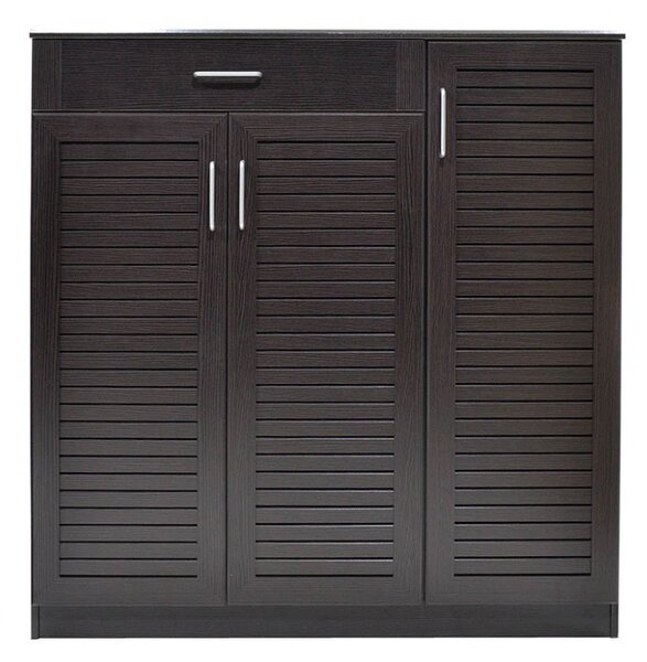 Dulap Pantofi Model Lilith, Wenge, 120x37x123 cm