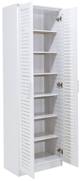 Dulap Pantofi Sante 21 Perechi Alb 60x37x183 cm
