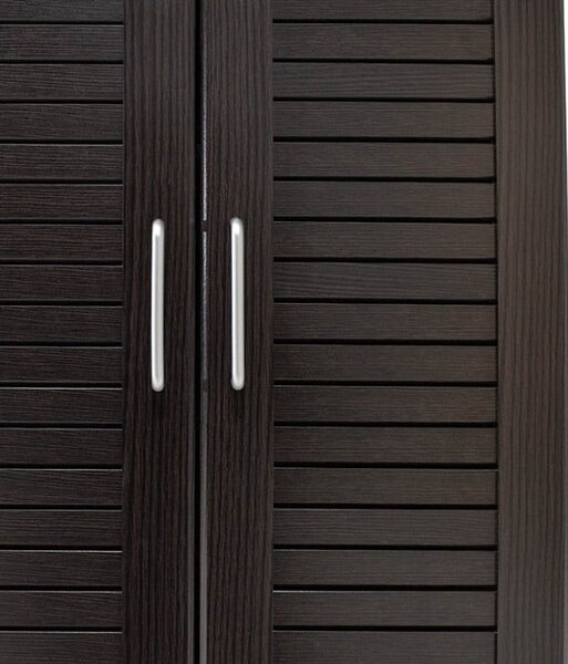 Dulap Pantofi Model Lilith, Wenge, 60x37x183 cm