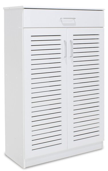Dulap Pantofi Model Lilith, Alb, 80x37x123 cm