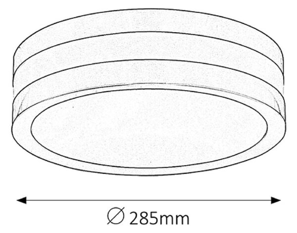 Rabalux Stuttgart plafoniera de exterior 2x11 W antracit 8684