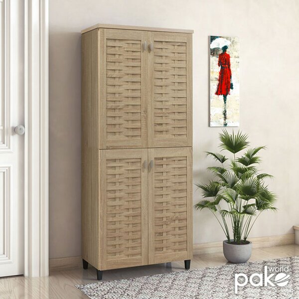 Dulap Pantofi Model Zion, Stejar sonoma, 78x40x170.5 cm