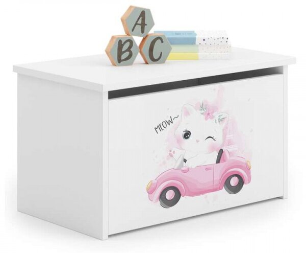 Kobi Daria Toy Storage Chest #white - mai multe autocolante