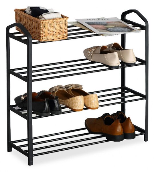 Suport pantofi Model Moses, Negru, 62x20x62 cm