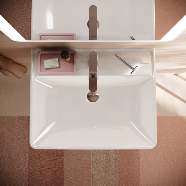 Hansgrohe Xanuia Q lavoar 60x48 cm dreptunghiular clasică alb luciu 60133450