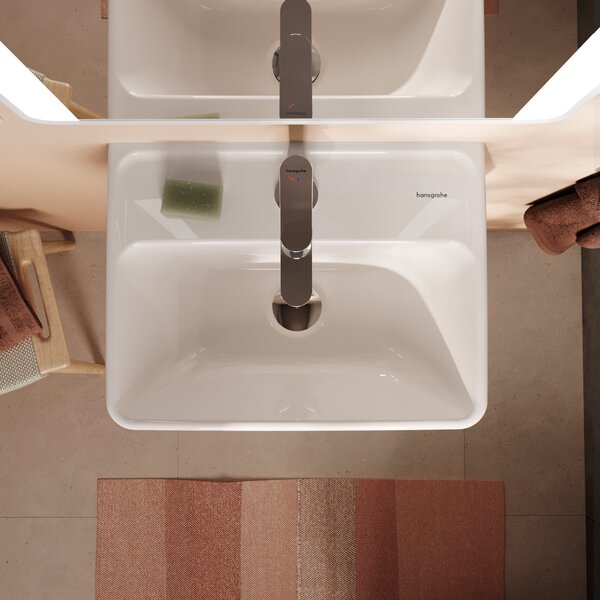 Hansgrohe Xanuia Q lavoar 45x34 cm dreptunghiular clasică alb luciu 60130450