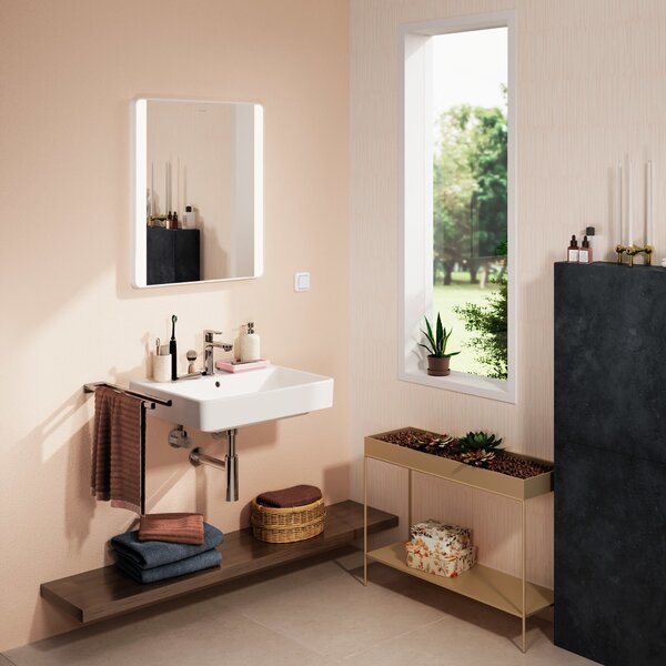 Hansgrohe Xanuia Q lavoar 60x48 cm dreptunghiular clasică alb luciu 60133450